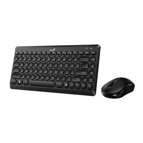 GENIUS LuxeMate Q8000 Wireless USB US crna tastatura + miš slika 1