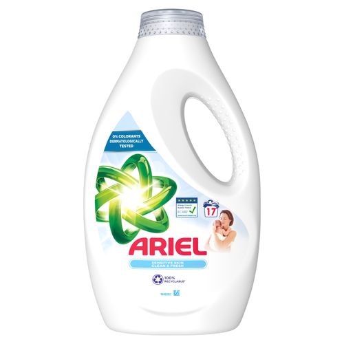 Ariel Sensitive Skin Deterdžent 850ml 17 pranja slika 1