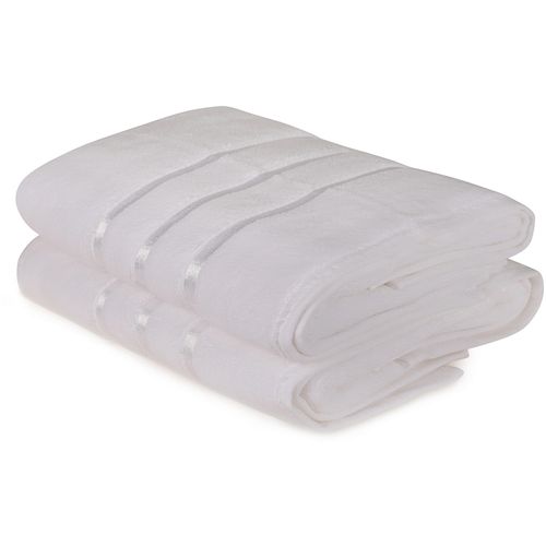 Dolce - White White Bath Towel Set (2 Pieces) slika 1