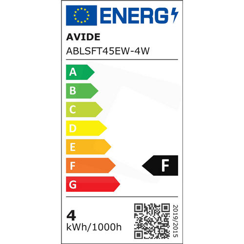 Avide Sijalica, LED 4W, E27, 2700K, 360°, 230V AC, toplo bijela - T45 4W E27 slika 5