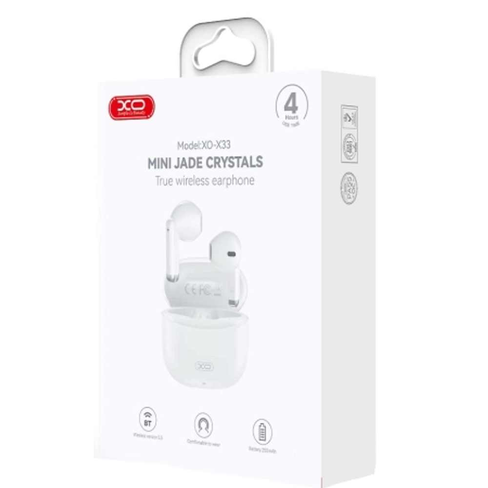 XO TWS Yu Jing Bluetooth Slušalice sa mikrofonom X33, White slika 3