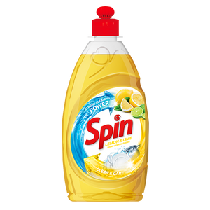 Spin deterdžent za pranje posuđa lemon&lime 450ml