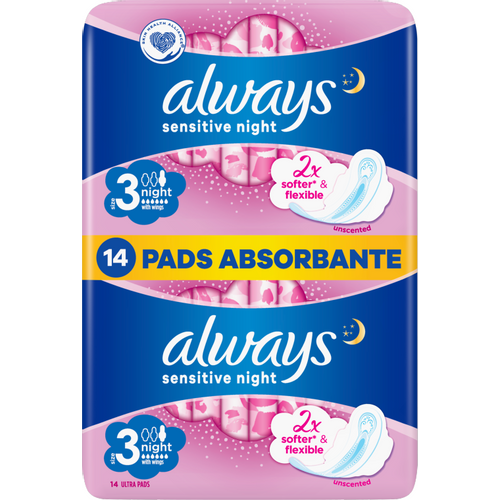 Always noćni ulošci ultra sensitive, 14 kom slika 1