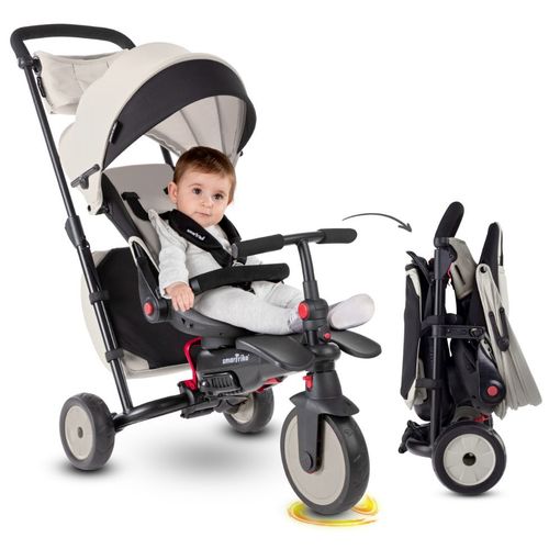 Smart Trike Tricikl Folding Str7J - Warm Grey slika 16