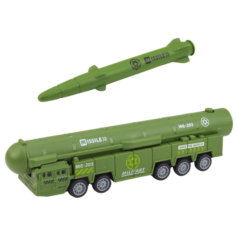 Vojni set borbenih aviona s motoriziranim bacačem raketa slika 2