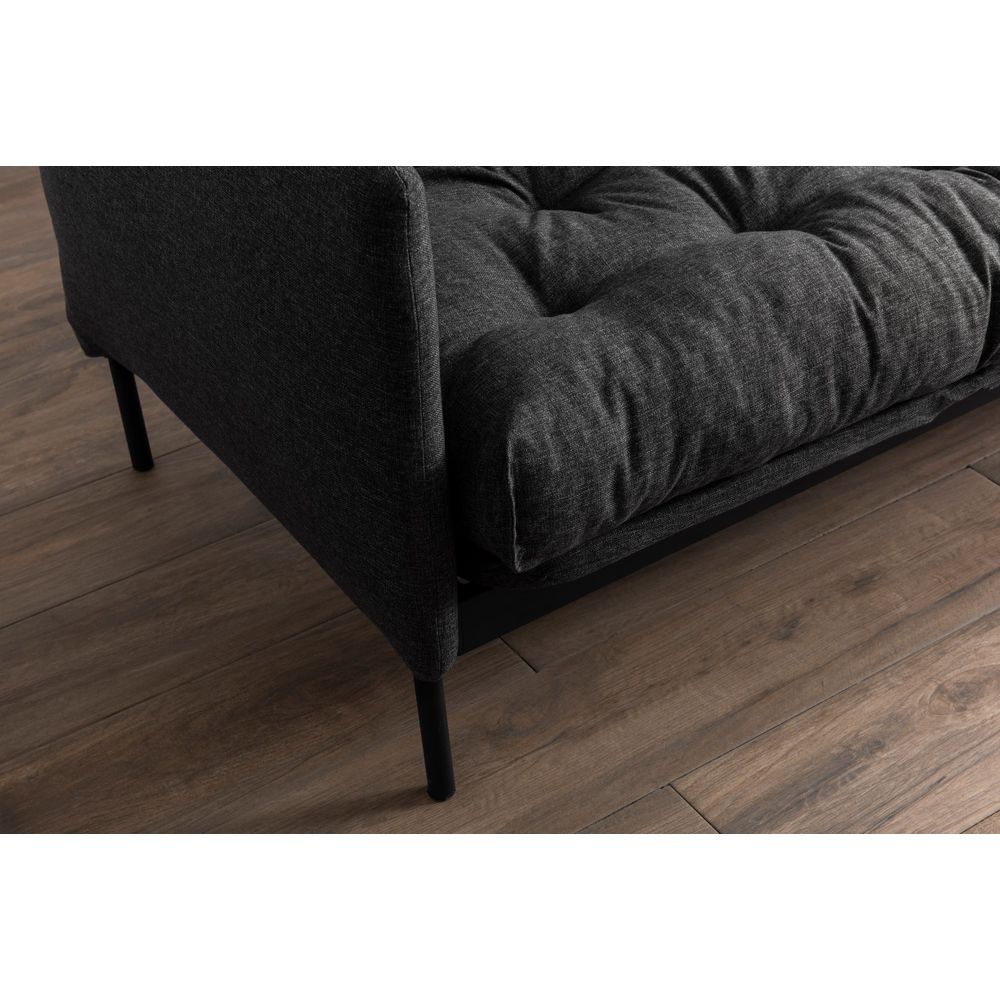 Renge - Tamno Siva 3-Sjedalna Sofa-Krevet slika 4