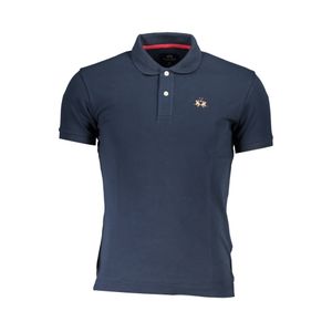 LA MARTINA POLO SHORT SLEEVE MAN BLUE