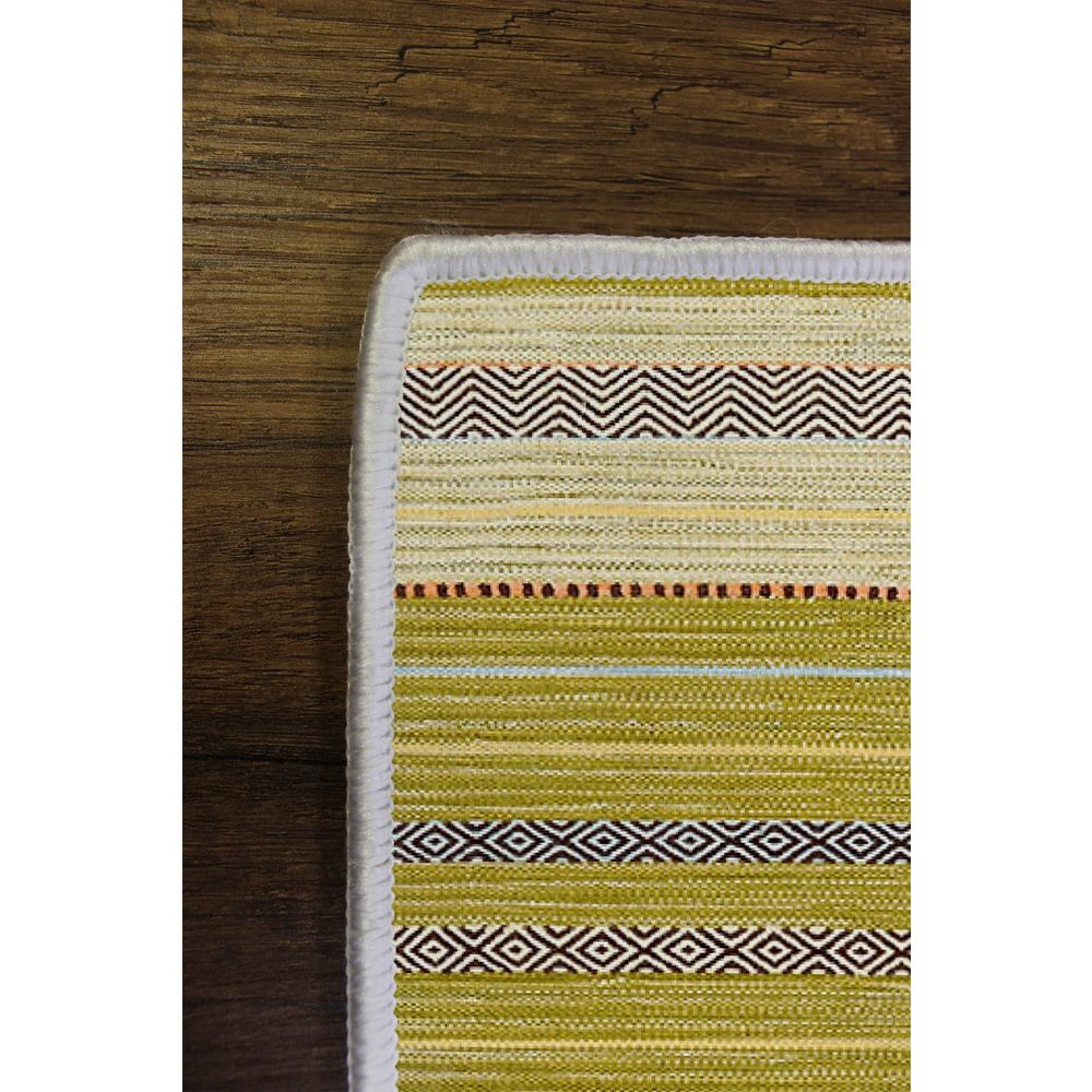 Zeleni Hodnički Tepih W947 (80 x 150 cm) slika 3