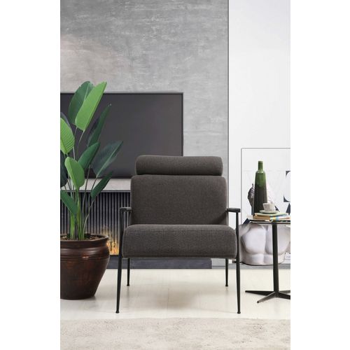 Atelier Del Sofa Fotelja wing TOSCANA siva, Toscana - Grey slika 2