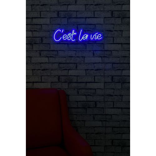Wallity C'est La Vie - Plava dekorativna plastična LED rasveta slika 2