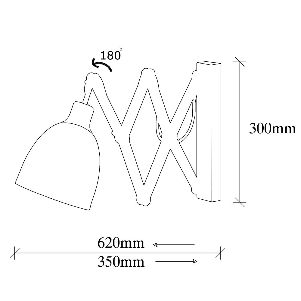 Zidna Lampa Sivani - MR - 725 slika 6