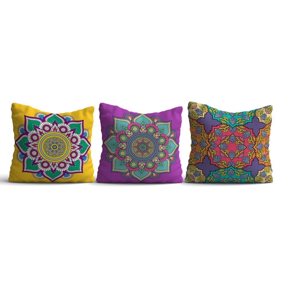 Set jastučića HMI-KIR-105 u više boja (3 komada) slika 1