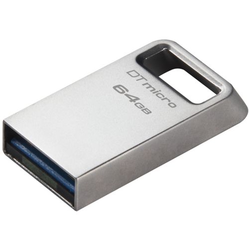 USB memorija KINGSTON DTMC3G2 64GB DataTraveler Micro 3.2 srebrna slika 1