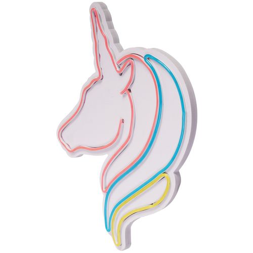 Wallity Ukrasna plastična LED rasvjeta, Unicorn - White, Blue, Yellow slika 12