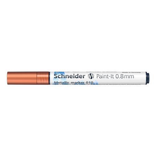 SCHNEIDER Flomaster Paint-It metalik marker  010, 0,8 mm, bakreni slika 1