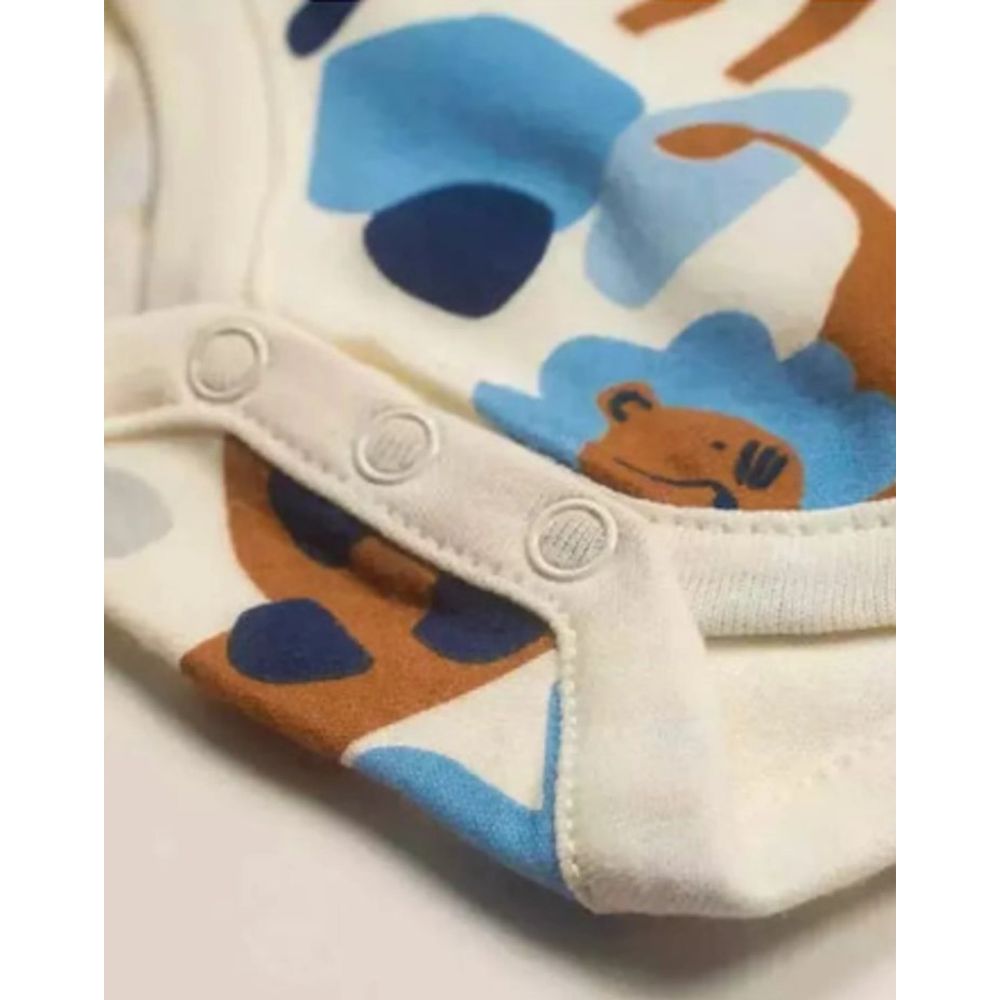 Minoti Bodi sa kratkim rukavima za bebe - Lav, 12-18 mj - 2kom slika 7