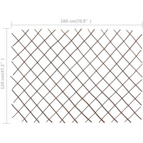 Rešetkaste ograde od vrbe 5 kom 180 x 120 cm slika 16