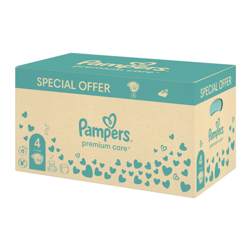 Pampers Premium Care poklon set, pelene + vlažne maramice, posebna ponuda slika 2