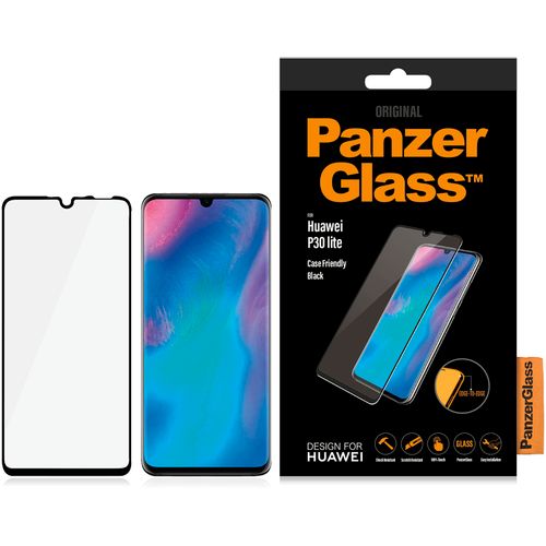 Panzerglass zaštitno staklo za Huawei P30 lite case friendly black slika 1