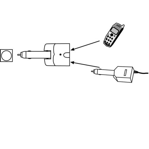 Hama Adapter za upaljac za auto 1 na 2 slika 2
