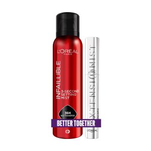 L'Oréal Paris Infaillible spej + L'Oréal Paris Telescopic maskara
