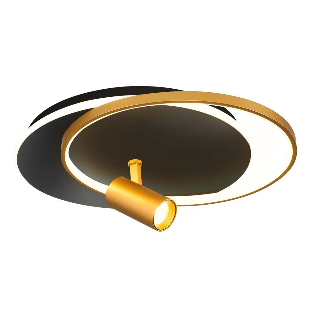 Lampa na zidu 4156-3-19 Crna/Zlatna slika 2