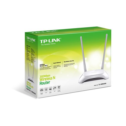 TP-LINK bežični ruter TL-WR840N Wi-Fi N300 300Mbps 1xWAN 4xLAN 2 antene slika 3