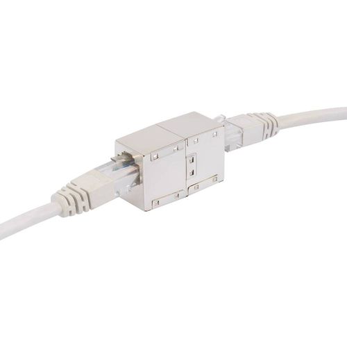 Renkforce RJ45 mreža adapter cat 5e [1x RJ45-utičnica - 1x RJ45-utičnica]  bijela slika 2