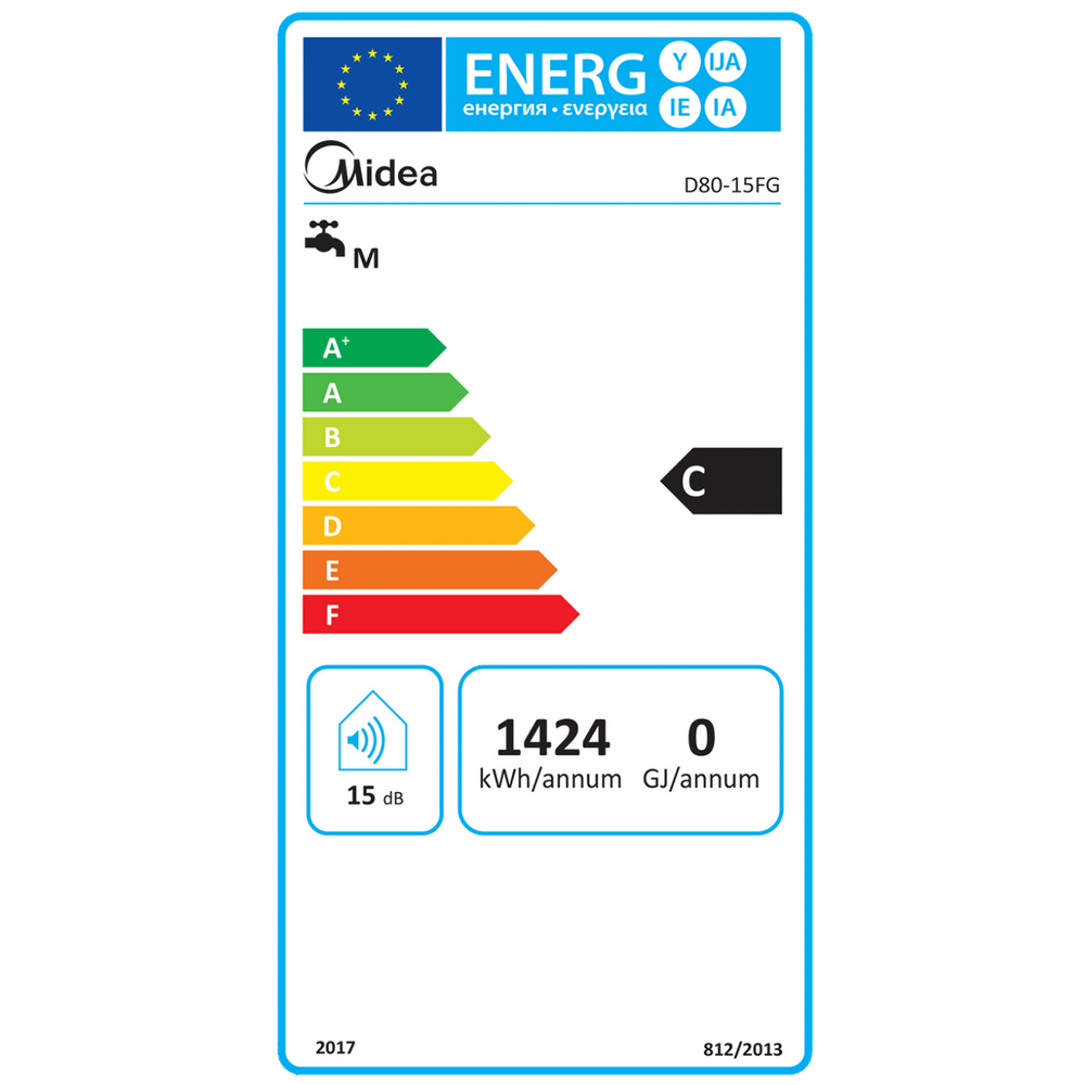 Midea Bojler 80 lit., 1500W, IPX4 - D80-15FG slika 5