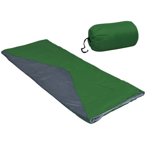 Lagane pravokutne vreće za spavanje 2 kom zelene 1100 g 10 ℃ slika 9