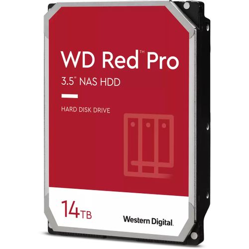 WD 14TB 3.5" SATA III 512MB 7200rpm WD142KFGX Red Pro hard disk slika 1