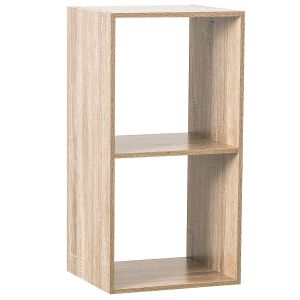 Five polica 2 otvora 34.5x32x67.5cm furnir natur