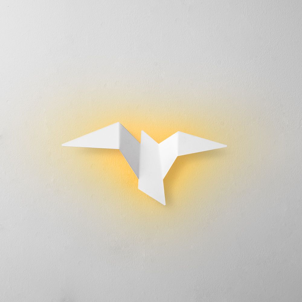 Pacalı - 13502 - M Bijela Zidna Lampa slika 4
