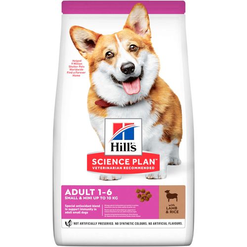 Hill's Science Plan hrana za pse Adult Small&Mini Janjentina i Riža, 6 kg slika 1