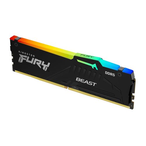 KINGSTON DIMM DDR5 16GB 6400MT/s KF564C32BBEA-16 FURY Beast Black RGB EXPO slika 3