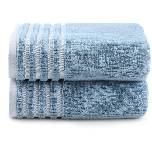 Mayra - Blue Blue Bath Towel Set (2 Pieces) slika 2