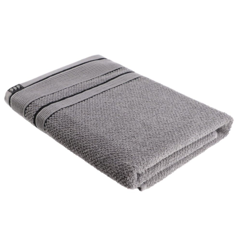 Tendance ručnik 70 x 130 cm 100% pamuk - sivo / crna slika 1