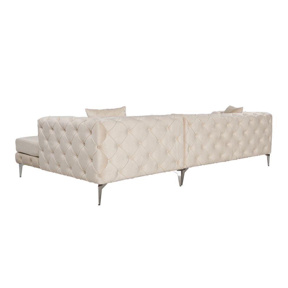 Como Eco Right - Bež Ugaona Sofa slika 6