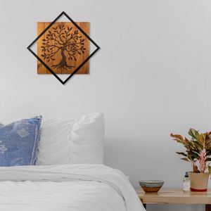 Tree Walnut
Black Decorative Wooden Wall Accessory