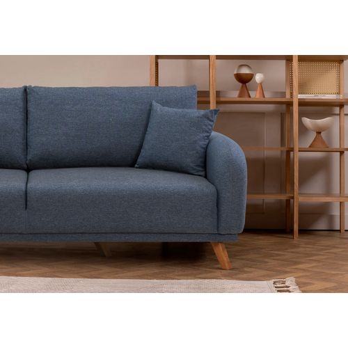 Atelier Del Sofa Garnitura s kaučem, Hera Set - Dark Blue slika 6