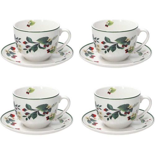 Set šolja za kafu 4/1 Sweet berry  260 cc porcelan slika 1