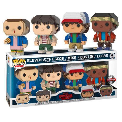 Funko 8 Bit Pop: Stranger Things 4PK Figurice slika 3