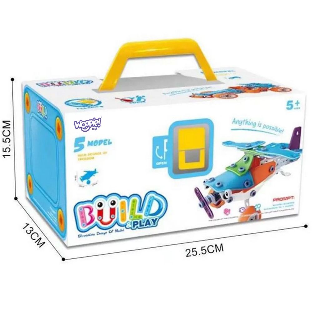 Woopie set kocki za gradnju vozila 5u1 stub slika 6
