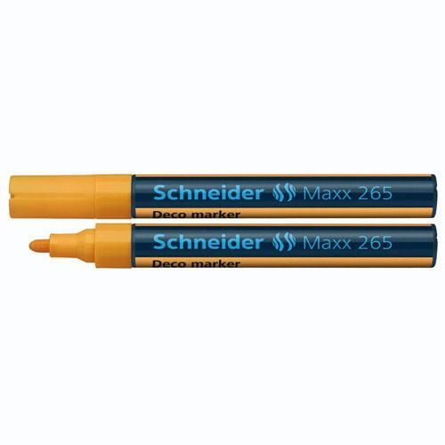 Flomaster Schneider Deco Marker Maxx 265 tekuća kreda 2-3 mm narančasti S126506 slika 2