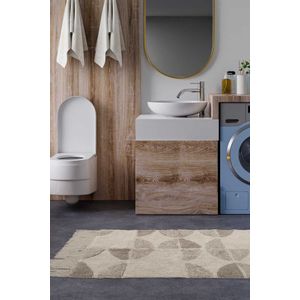 Brook - Beige Beige Bathmat