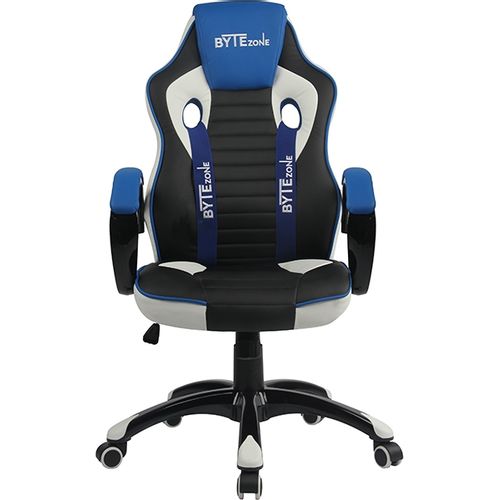 Gamerska stolica Bytezone Racer PRO (crno-siva-plava) slika 1