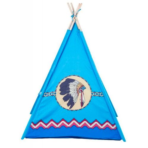 Šator za djecu Wigwam indijanski plavi slika 3