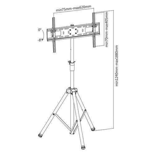 SBOX podni stalak FST-846, tripod slika 4