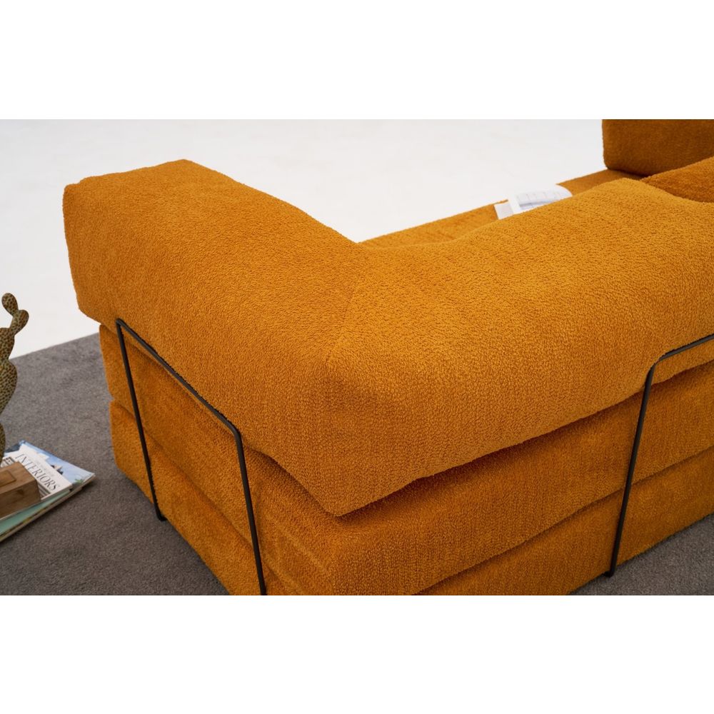 Comfort - Narandžasti Sofa za Tri Osobe slika 4