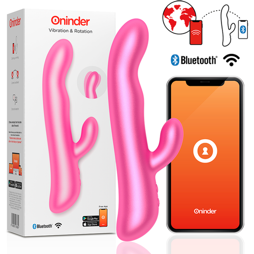 Oninder Rabbit &amp; Rotation Vibrator App Controlled slika 11